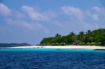 Tropical beach at Maldives 