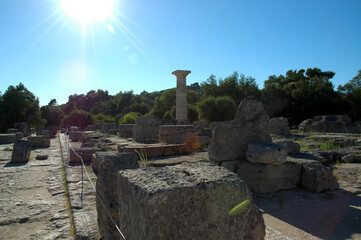 ancient, marbles, greek, greece, olympia, olympic, ruins