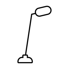 conference microphone icon, line style