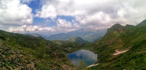 panorama of the mountains