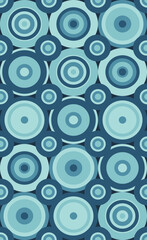 Seamless repeating pattern of cricles