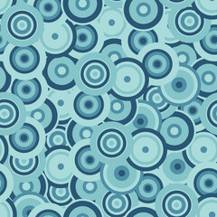 Seamless repeating pattern of cricles