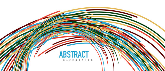 Аbstract moving colorful lines vector backgrounds for cover, placard, poster, banner or flyer