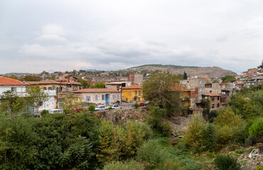 Fototapeta na wymiar View of Bergama, Izmir / Turkey