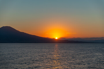 Obraz premium sunset over the sea