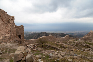 Ruins Of The Ancient City Of Pergamon