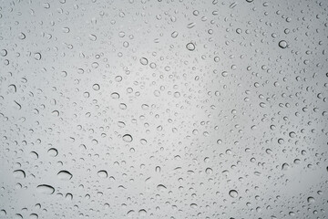 raindrops texture standing on glass