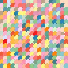 pattern with colorful circles