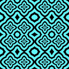 vector seamless pattern with flowers