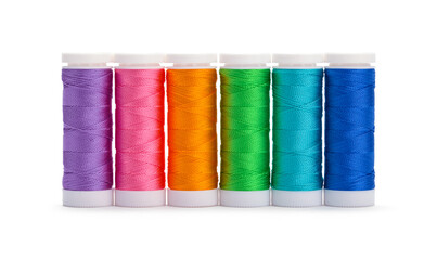 Colorful Thread Spools