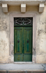 Fototapeta na wymiar Vintage doors of the old city