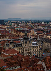 Fototapeta na wymiar View of the city of Graz