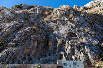 Naklejka premium Sagalassos Ancient City, Burdur / Turkey . It is located in Southwest Turkey, more than one hundred kilometers north of the coastal city of Antalya, part of province of Burdur.