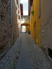 Beautiful Italian village core alley