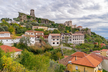 Obraz premium The Beautiful Town of Kruje in Albania
