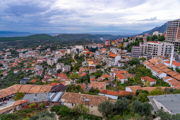 Obraz premium The Beautiful Town of Kruje in Albania