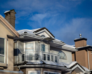 House and sky 