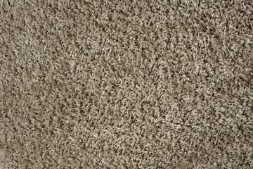 Texture of a beige carpet. 