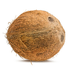 Coconut isolated on white background