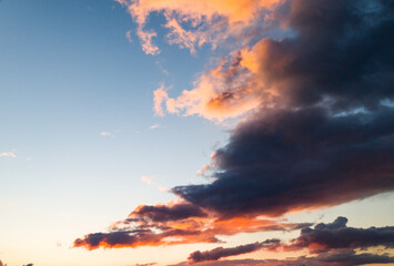 Obraz premium sunset in the clouds