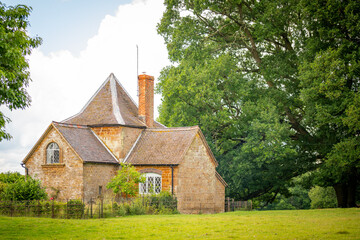 old brick house in the countryside © Laura