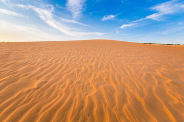 Fototapeta na wymiar Red sand dunes in Vietnam