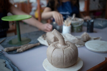 Clay modeling ceramics master class