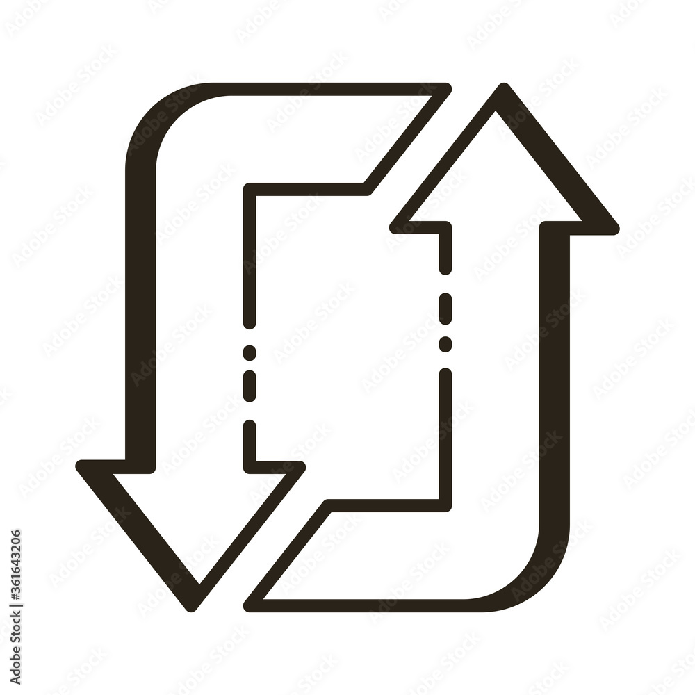 Poster arrow reload line and fill style