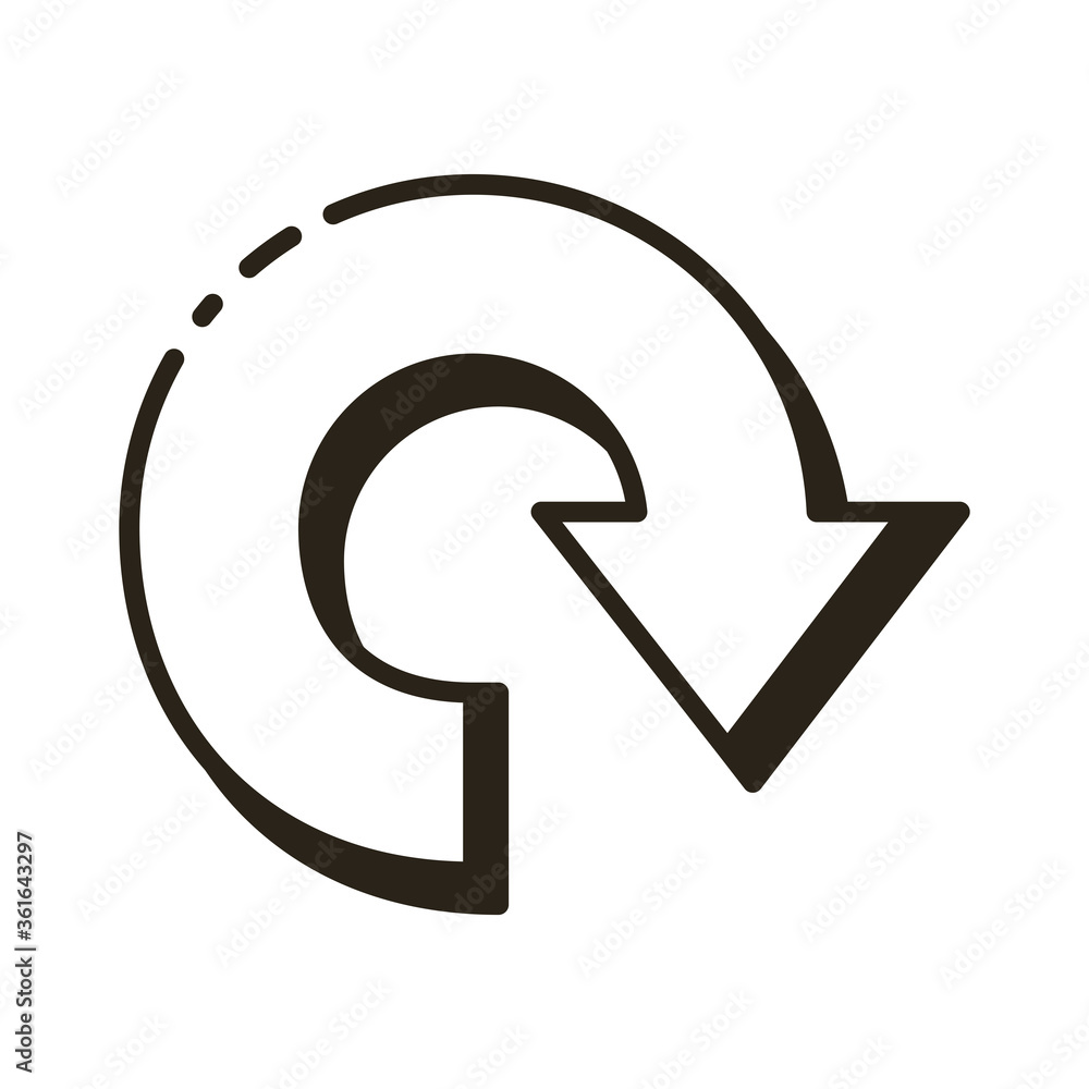 Poster arrow reload line and fill style