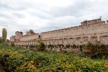 View of Yedikule Fortress in Istanbul, Turkey