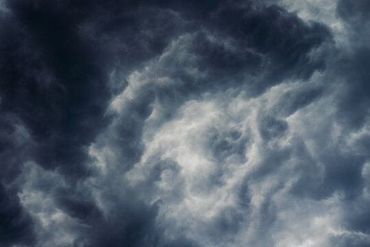 Storm clouds in the sky. Selective focus