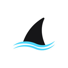 Shark Fin vector icon