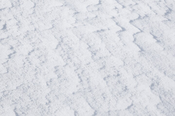 White snow background. Texture of snow