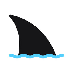 Shark Fin vector icon