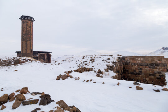 Ani Ruins, Ani is a ruined and uninhabited medieval Armenian city-site situated in the Turkish province of Kars 