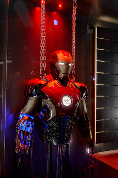LAS VEGAS, NV, USA - SEP 20, 2017: Tony Stark base at the Avengers experience in Las Vegas.