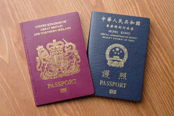British National Oversea (BNO) Passport and Hong Kong Special Administrative Region (HKSAR) Passport
