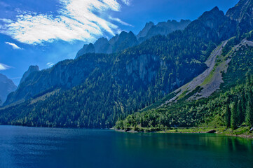 Fototapeta na wymiar Gosau Lake, Austria, Europe