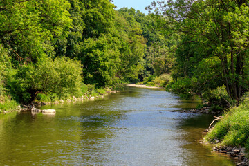 Une jolie vue du fleuve