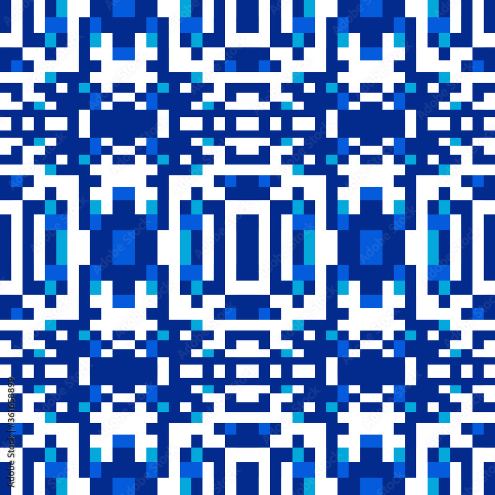 Poster abstract seamless pattern of geometric shapes. pattern for your design of clothes, home textiles or 