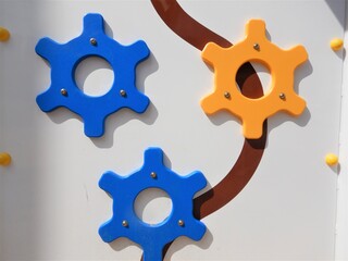 gear on the wall