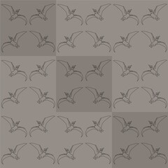 Ancient Wild Birds Cute Illustration, Cartoon Funny Character, Pattern Wallpaper 