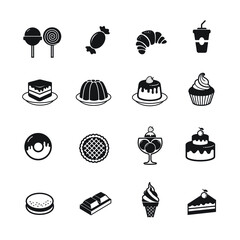 dessert and sweet bakery icon