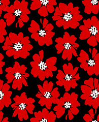 seamless flower pattern, floral print.
