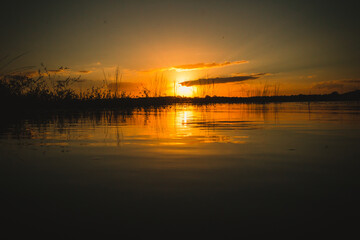 Fototapeta premium sunset over the sea