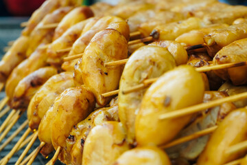 Thai Grilled Squid with Spicy Seafood Sauce