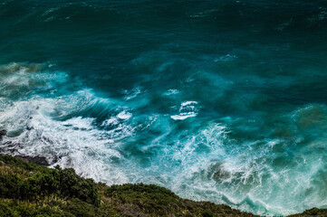 Northernmost Cape Reinga ocean, New Zealand