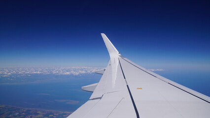Blick aus Flugzeug, irgendwo richtung London