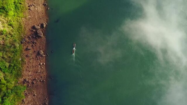 Iguazu rio Paran&aacute; drone