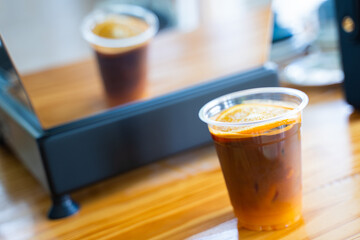 iced black coffee with orange juice recipe